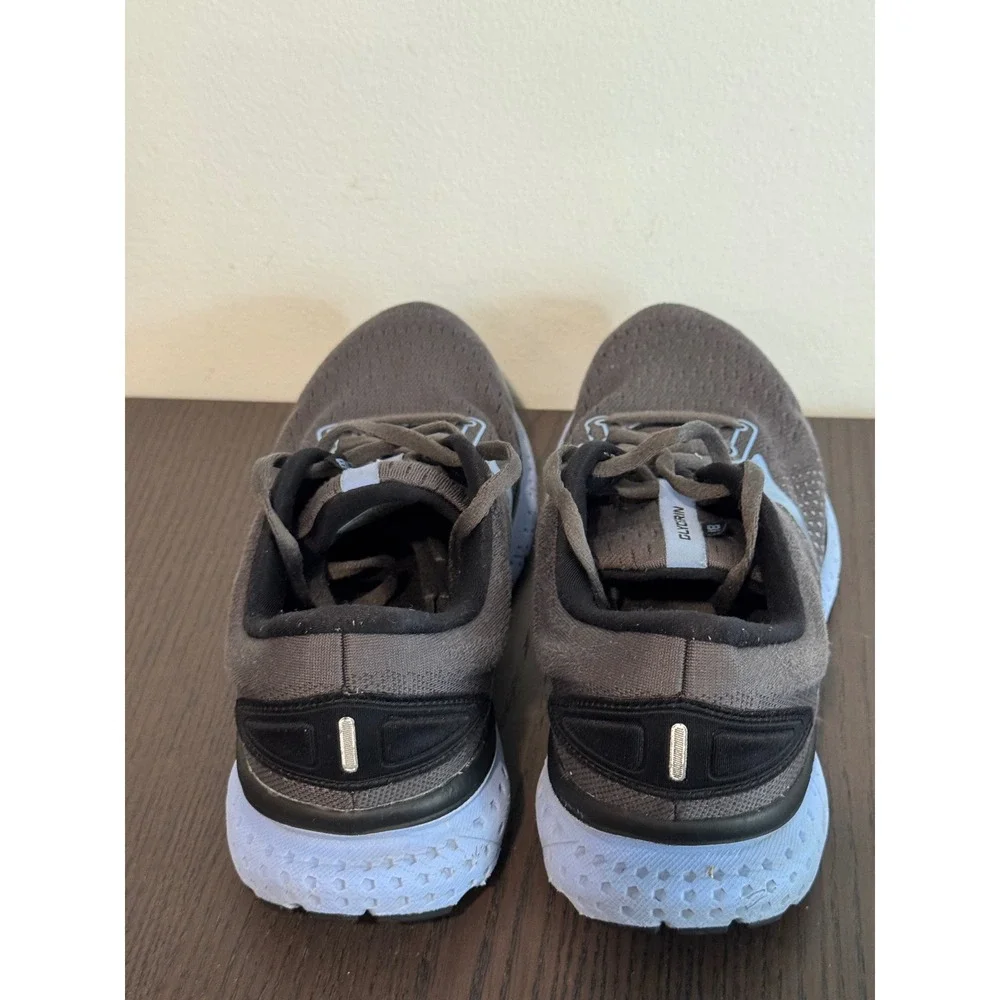 Brooks Glycerin 18 Women Size 8.5 Grey Blue Cushioned Road Running Shoes